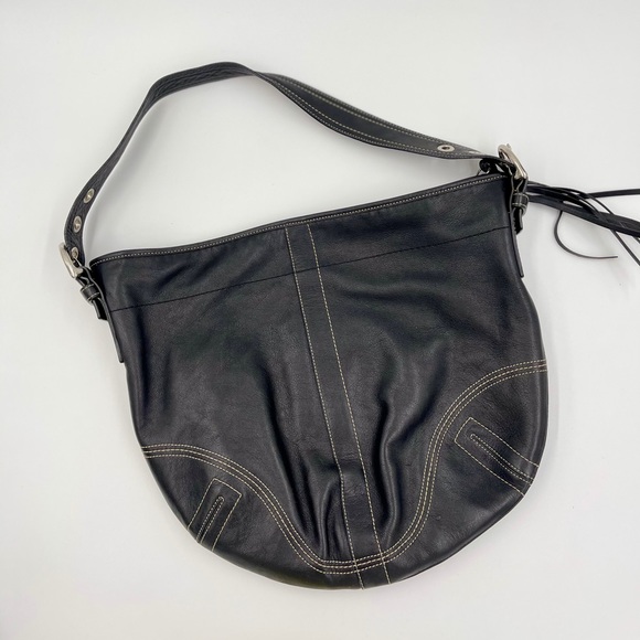 COACH Vintage black soft leather purse - Picture 7 of 7